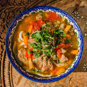 Лагман из говядины