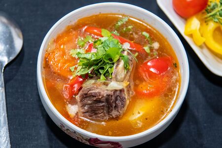 Шурпа с говядиной