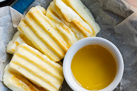 Жареный сыр Халуми