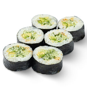 Ролл Царский с авокадо и огурцом