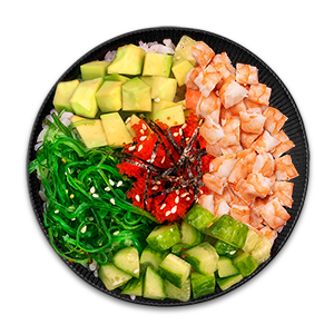 Поке с креветками