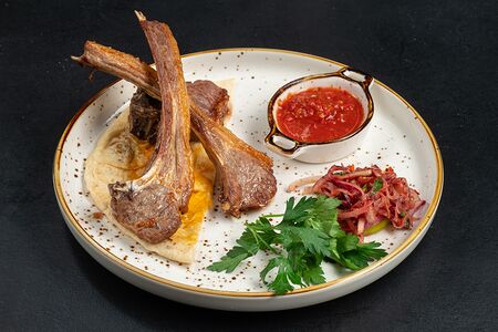 Шашлык из бараньей корейки