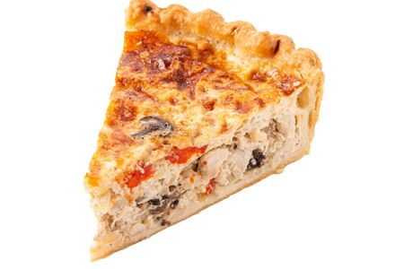 Киш с курицей и грибами