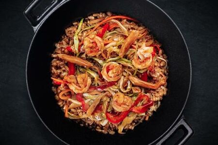 Wok Тайская креветка L