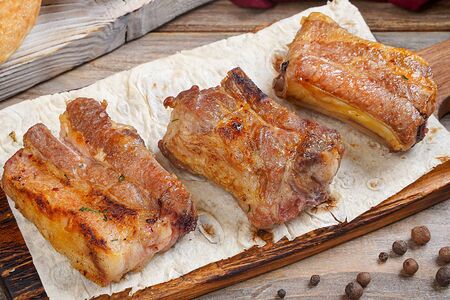 Шашлык из свиных рёбрышек