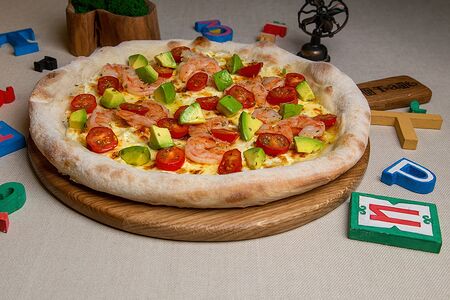 Креветки с авокадо