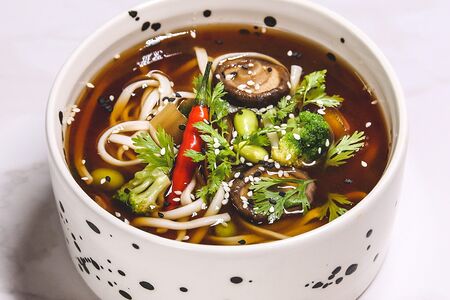 Мисо с грибами шиитаке