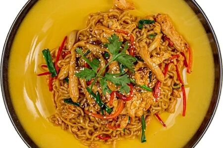 Яичная лапша с курочкой