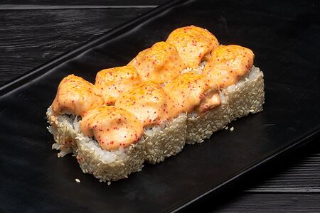 Запеченный ролл с курицей