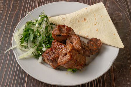 Шашлык из cвинoй шейки