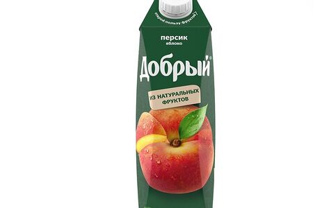 Сок персик 1л