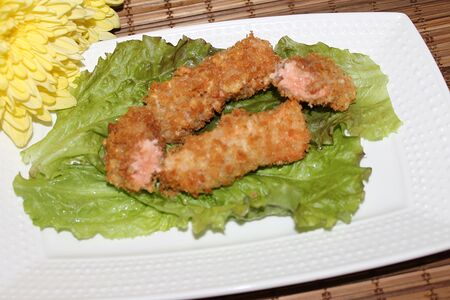 Фиш панко с кетой