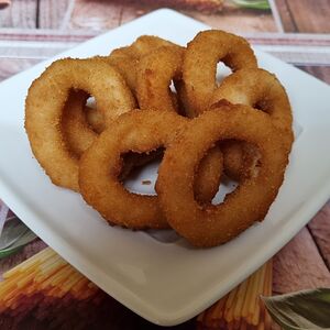 Луковые кольца темпура