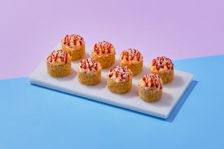 Запеченный ролл Лосось и Креветка