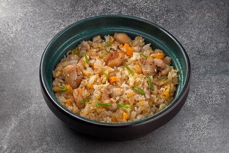Рис Тори с курицей