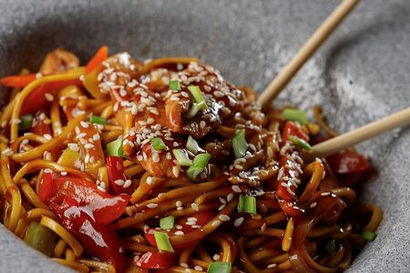 Рамен с курицей