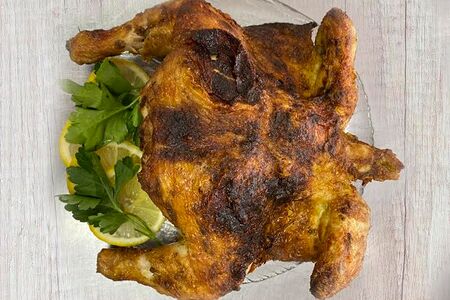 Курица на углях