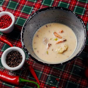 Сливочная уха с антоновкой