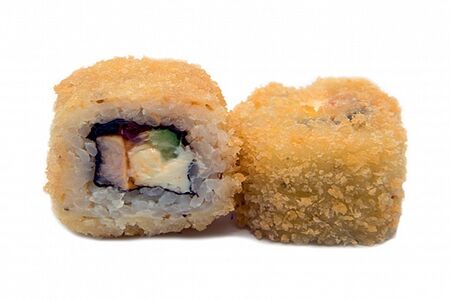 Горячий ролл с крабом