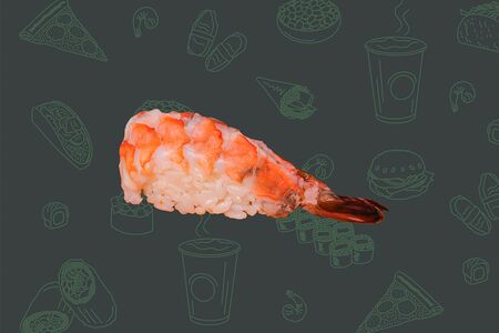 Суши с креветкой