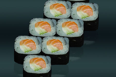 Маки с лососем