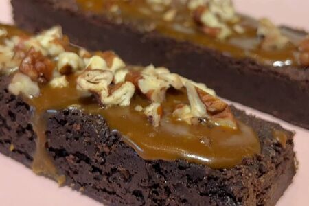 Брауни Карамель-пекан