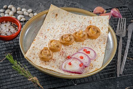 Шашлык из шампиньонов