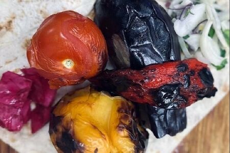 Баклажан на углях