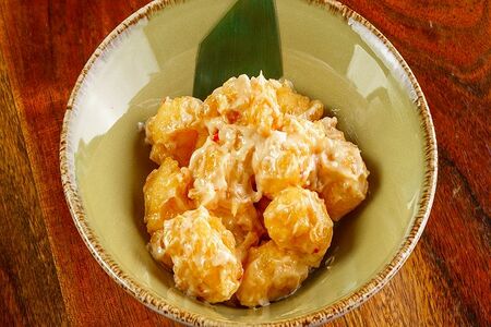 Острые креветки темпура с японским майонезом