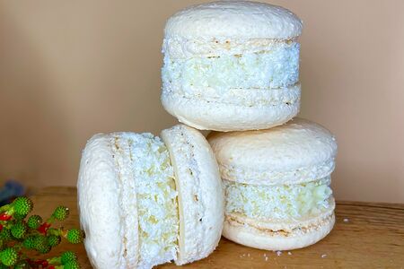 Макарон кокос