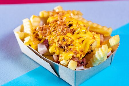 Френч Фрайз чикен бекон