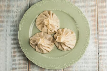 Хинкали по рецепту горных народов с рубленым мясом