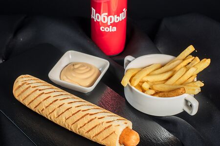 Комбо с френч-догом с курицей