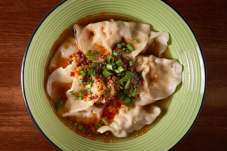 Вонтоны по-сычуаньски со свининой