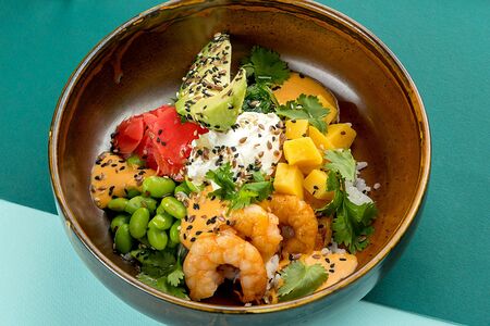 Поке с креветками