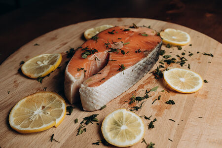 Семга филе с лимоном 300