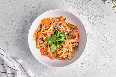Лапша Wok с овощами