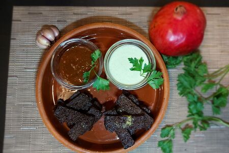 Гренки к пивку Хруставелли
