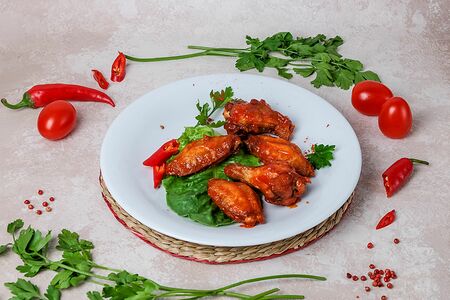 Крылья куриные в медовой глазури
