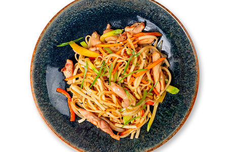 Удон с курицей