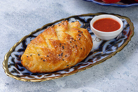 Самса с бараниной (с рёбрышком)