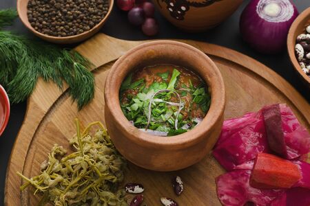 Лобио в горшочке по-имеретински