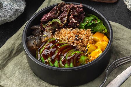 Поке Креветка с киноа