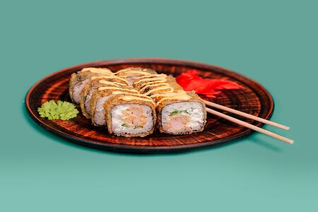 Темпура с жареной креветкой