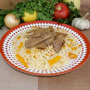Плов с говядиной