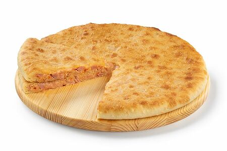 Пирог с ветчиной из индейки с сыром