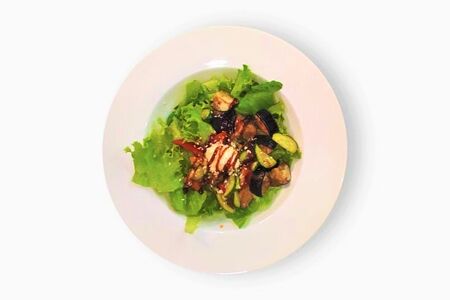 Салат Хрустящий баклажанчик