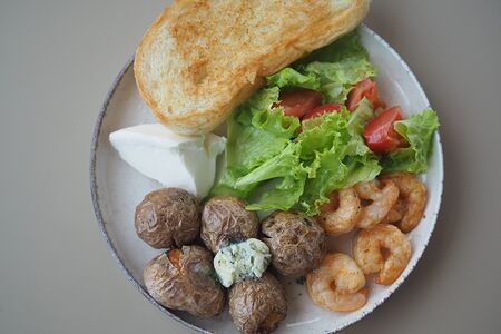 Комбо с креветками