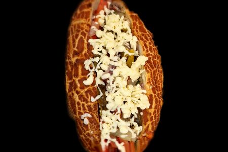 Гриль-багет с мясом цыпленка