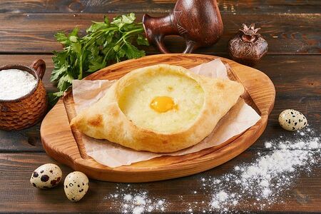 Хачапури по-аджарски мини